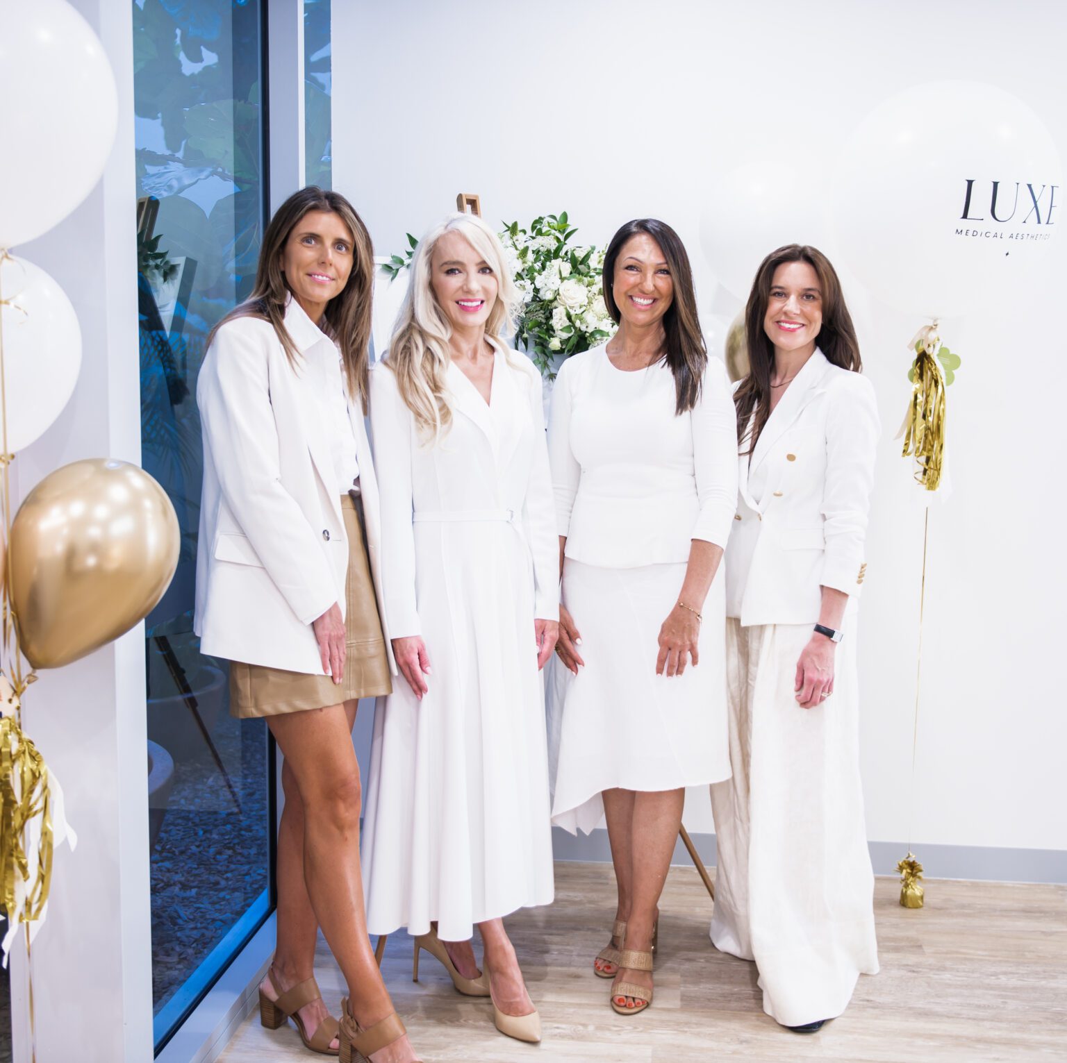 Luxe Medical Aesthetics skincare products on display at the Karrinyup clinic